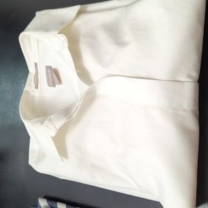 White Chico's blouse bracelet length sleeves